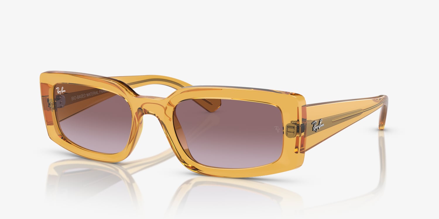 Ray Ban RB4395 Kiliane Sunglasses - 66828H Transparent Yellow/Gradient Violet