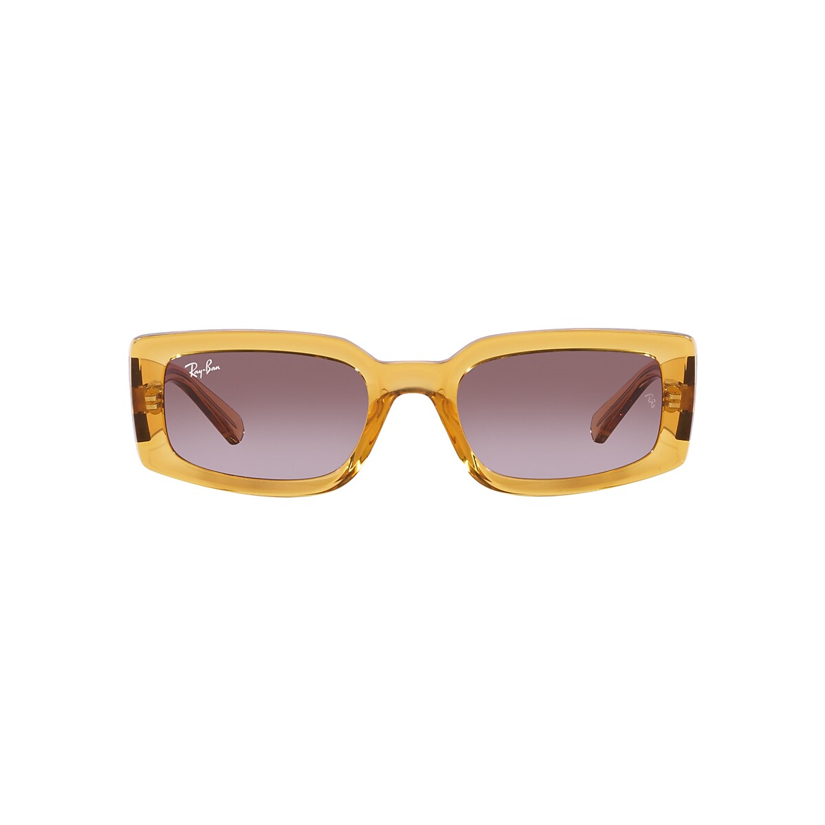 Ray-Ban KILIANE ORB4395F ダークブルーレンズ KILIANE BIO-BASED Sunglasses in Black and Dark Blue