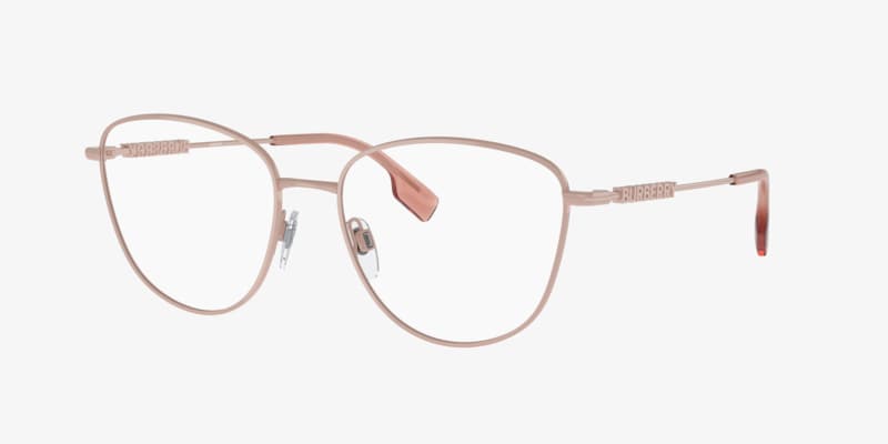 Rose gold glasses frames burberry online