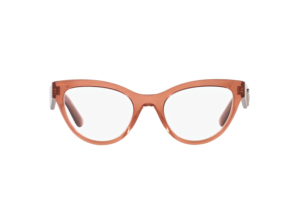 DOLCE & GABBANA キャットアイサンクラス 0DG3372 3407 Dolce&Gabbana DG3372 cateye Glasses with Pink frame | David