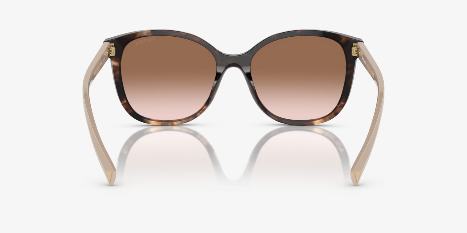 上品■PRADA PR 22ZS プラダ サングラス 男女OK ベージュ 茶色 Prada PR 22ZS Sunglasses | LensCrafters