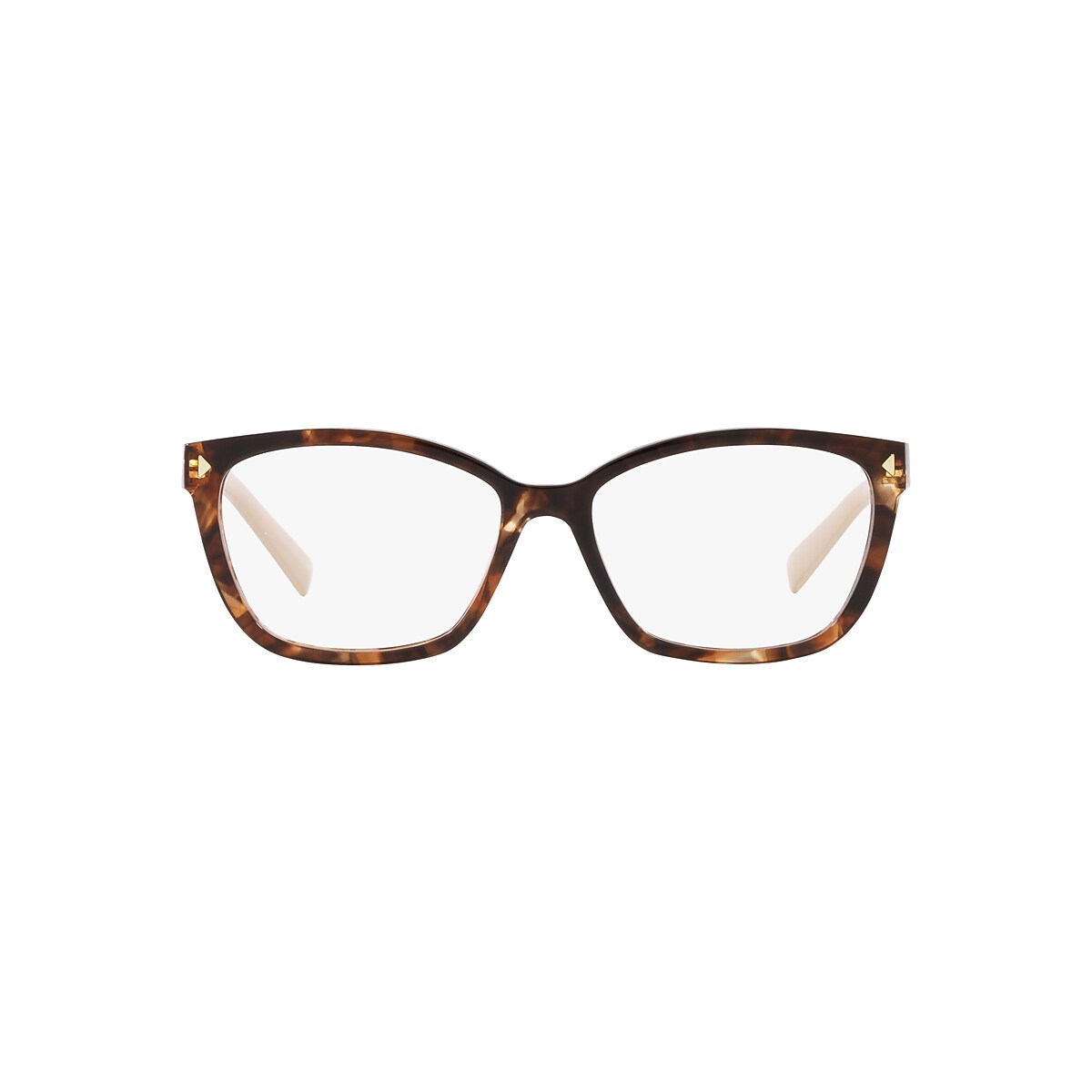 おしゃれ PRADA（プラダ）メガネフレーム PR15ZV CARAMELHAVANA Prada PR 15ZV Eyeglasses | LensCrafters