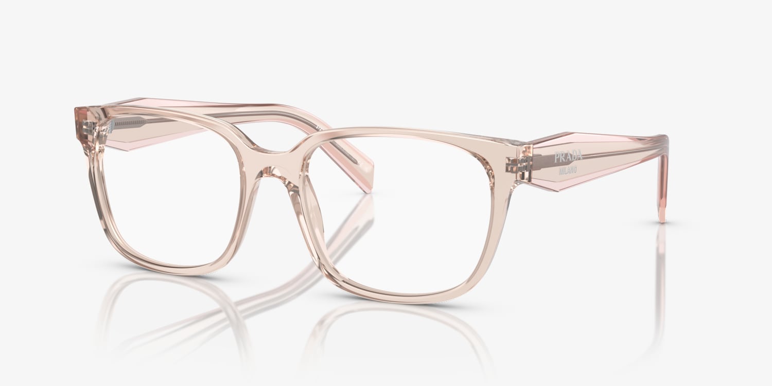 Prada pink 2025 glasses frame