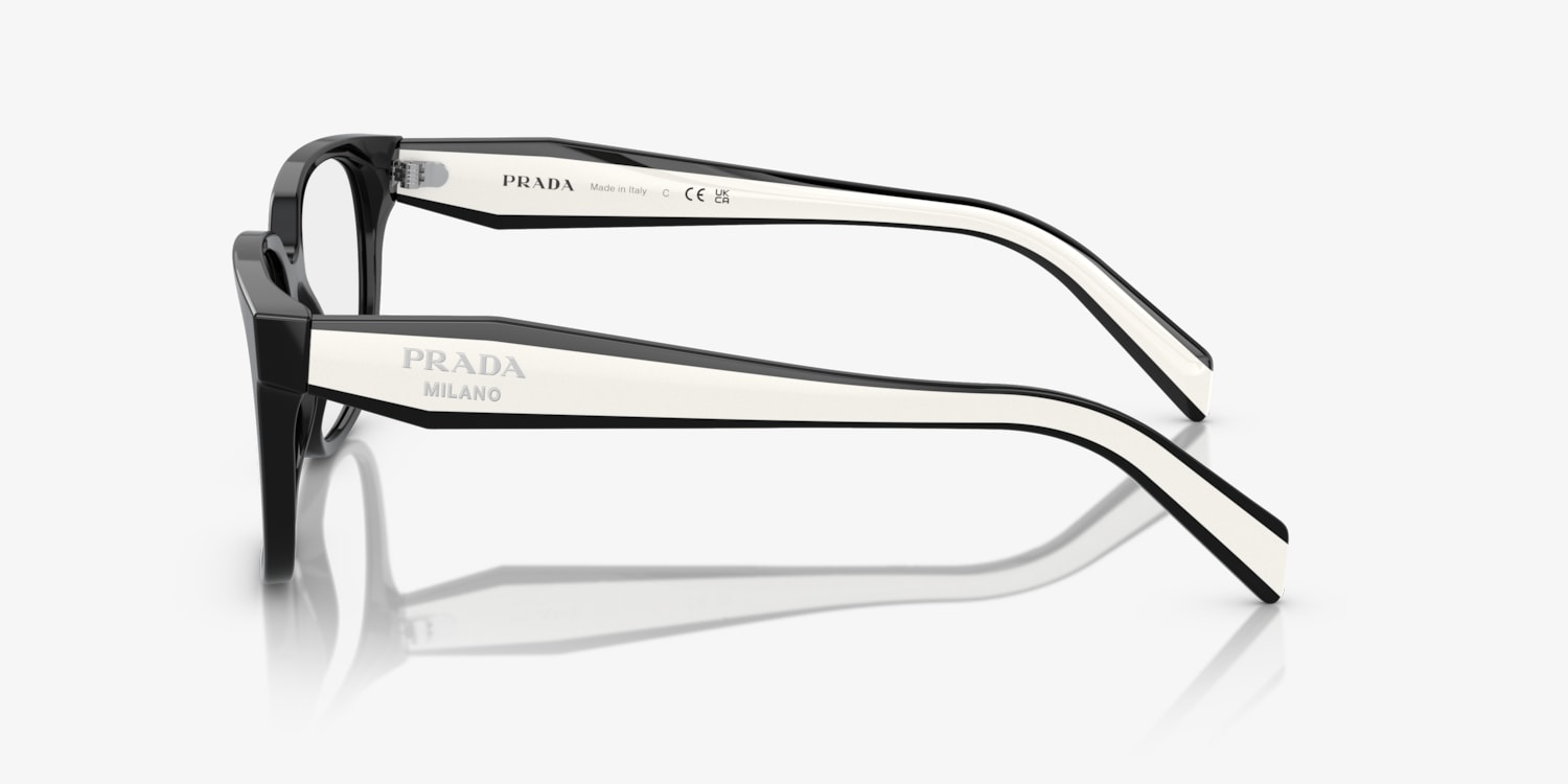 【PRADA】 PR 17ZV ロゴ メガネフレーム Prada PR 17ZV Eyeglasses | LensCrafters