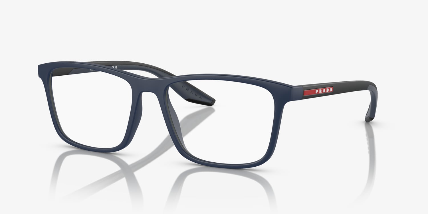 Eyeglasses Prada Linea Rossa PS 1 LV 1AB1O1 Black 