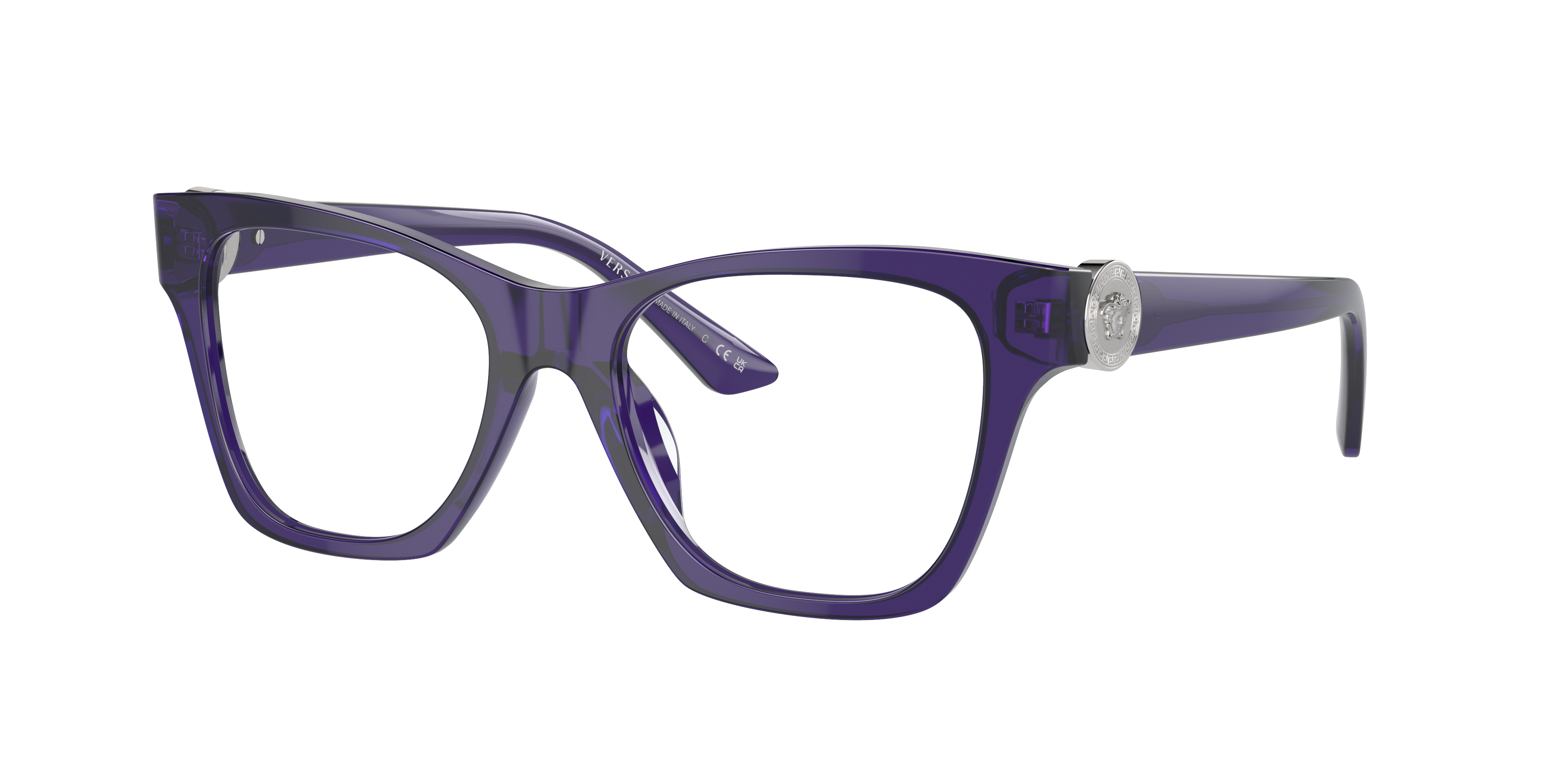 Versace Maxi Medusa Biggie Sunglasses - Purple | Editorialist