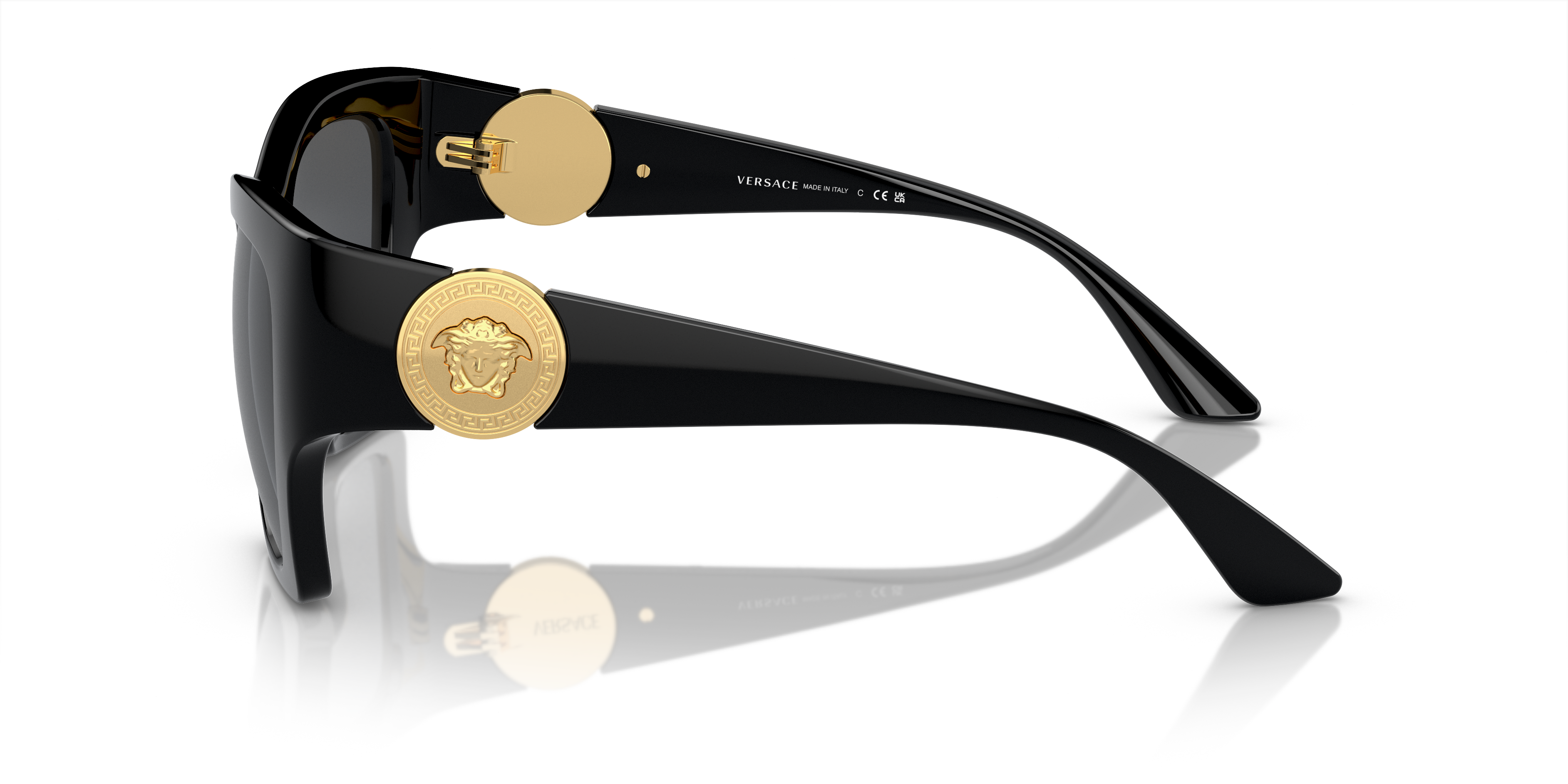 Versace Eyewear Logo cut-out Cat Eye Sunglasses - Farfetch