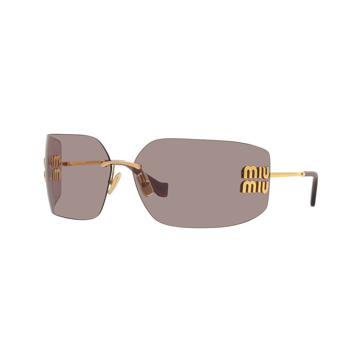 Y❤️M Miu Miu MU 54YS L (80 - 14) with Grey lenses and Gold frame