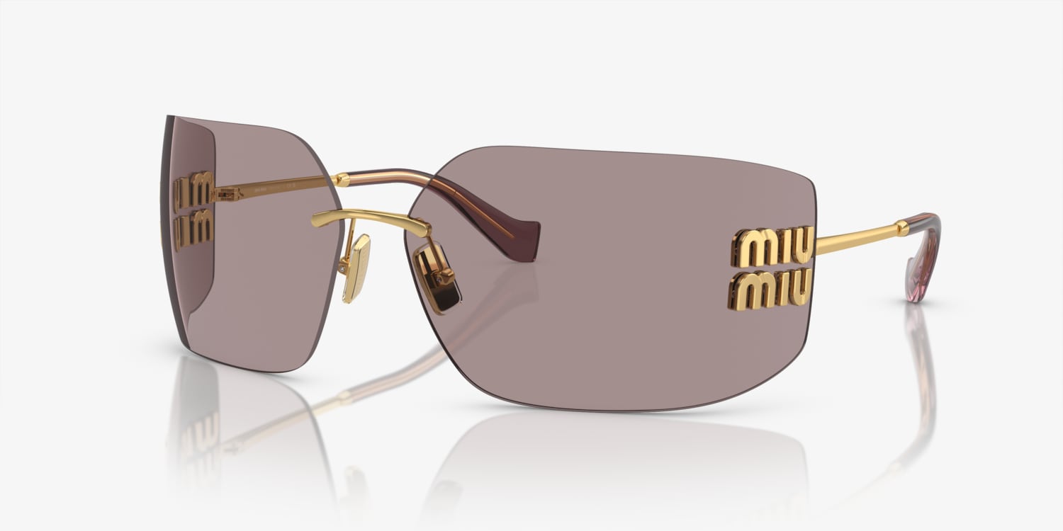MiuMiu◆ミラー サングラス ロゴ MU54YS Miu Miu MU 54YS Sunglasses | LensCrafters