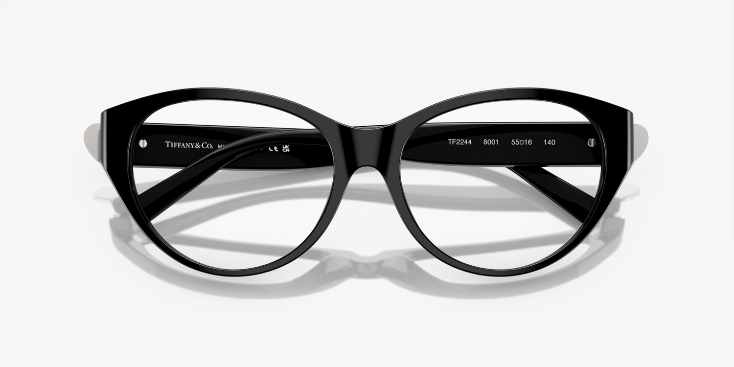 TF2244 8001 ティファニー メガネフレーム ブラック 関税込み Tiffany TF2244 Eyeglasses | LensCrafters
