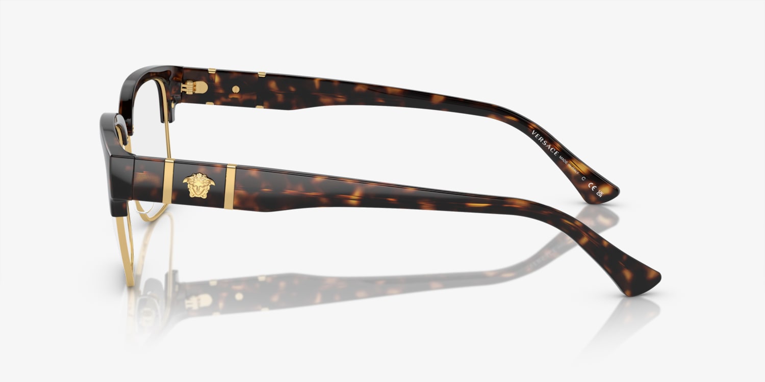 VERSACE クランクル仕上けヘルト付きカコハンツ 【関税込】 Versace VE3348 Eyeglasses | LensCrafters