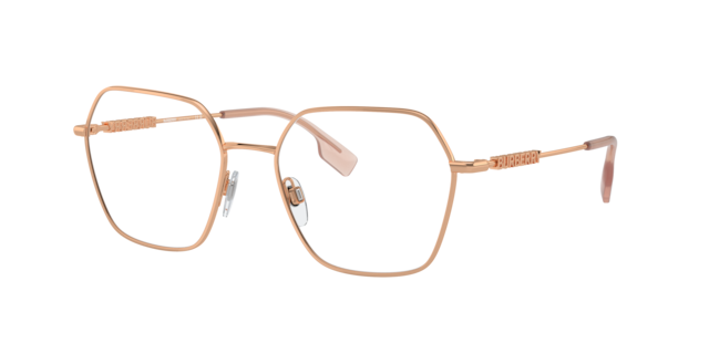 メガネ Burberry BE1381 1337 Lightweight Gold Frames Burberry BE1381 Eyeglasses | LensCrafters
