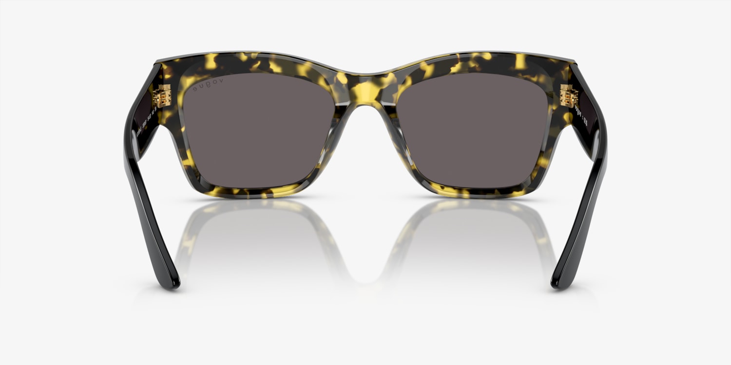 Vogue yellow hot sale sunglasses