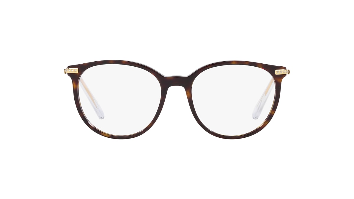 Swarovski Dark Havana Eyeglasses | Glasses.com® | Free Shipping