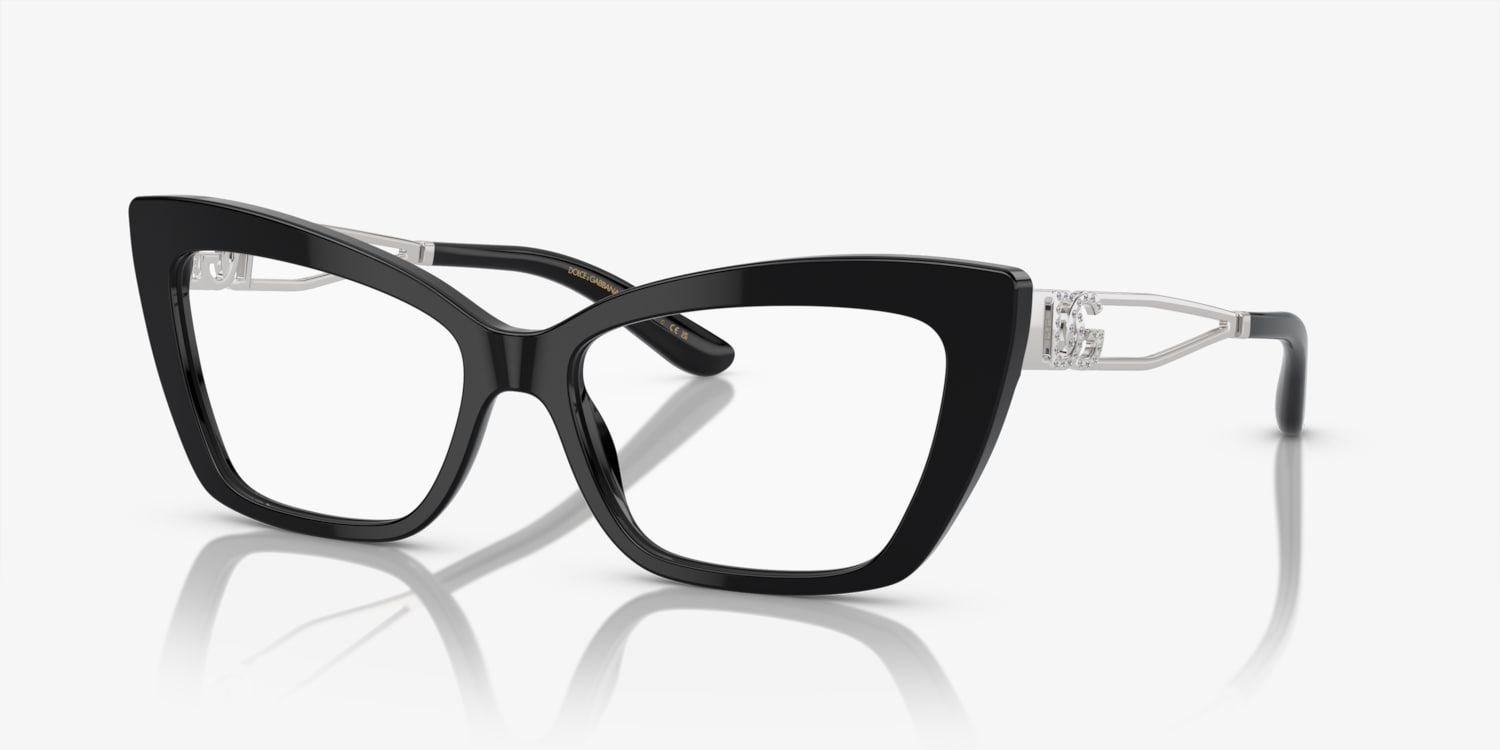 Cat eye dolce and gabbana clearance glasses