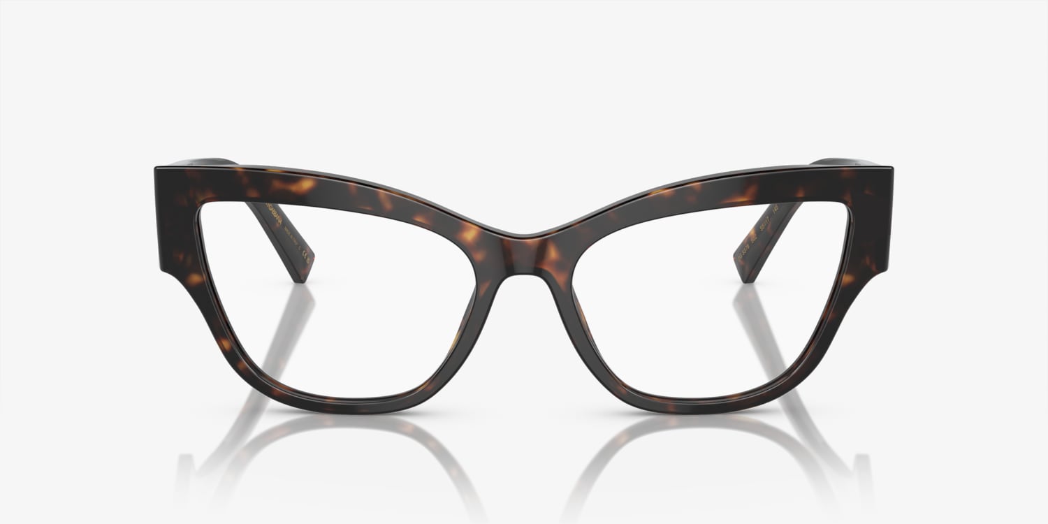 Dolce and gabbana 2025 tortoise shell glasses