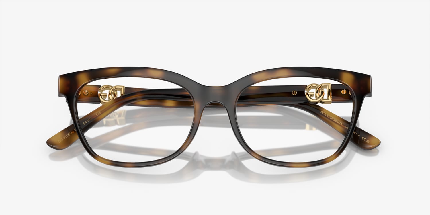 国内在庫■ドルチェ&ガッバーナ DG3106 メガネ眼鏡フレーム 51 Dolce & Gabbana DG5106U Eyeglasses | LensCrafters