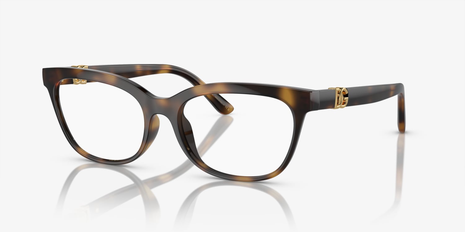 DOLCE & GABBANA スクエアフレムメカネ DG5106U 501 Dolce & Gabbana DG5106U Eyeglasses | LensCrafters