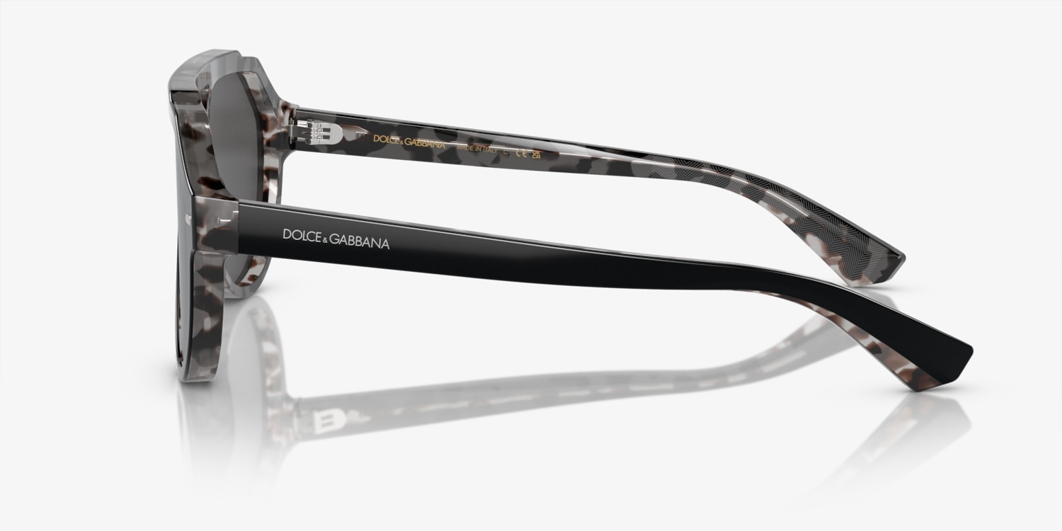 【関税&送料込み】Dolce & Gabbana Anthracite Grey Tweed Do Dolce & Gabbana DG4452 Sunglasses | LensCrafters