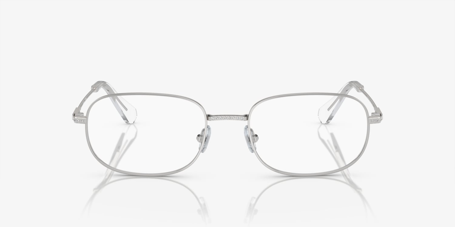 Swarovski eyeglasses deals frames women white