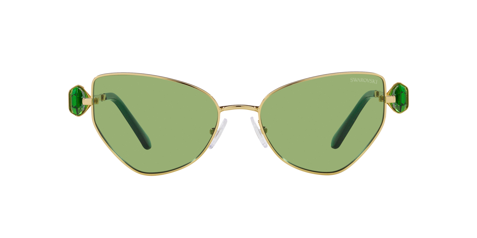 Cartier Ct0325s Gold Male Sunglasses In 006 Gold Gold Green | ModeSens