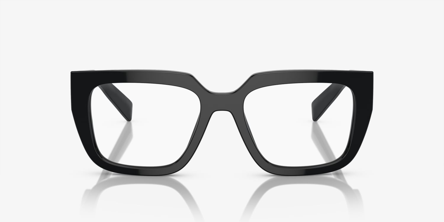 Prada black cheap frame eyeglasses