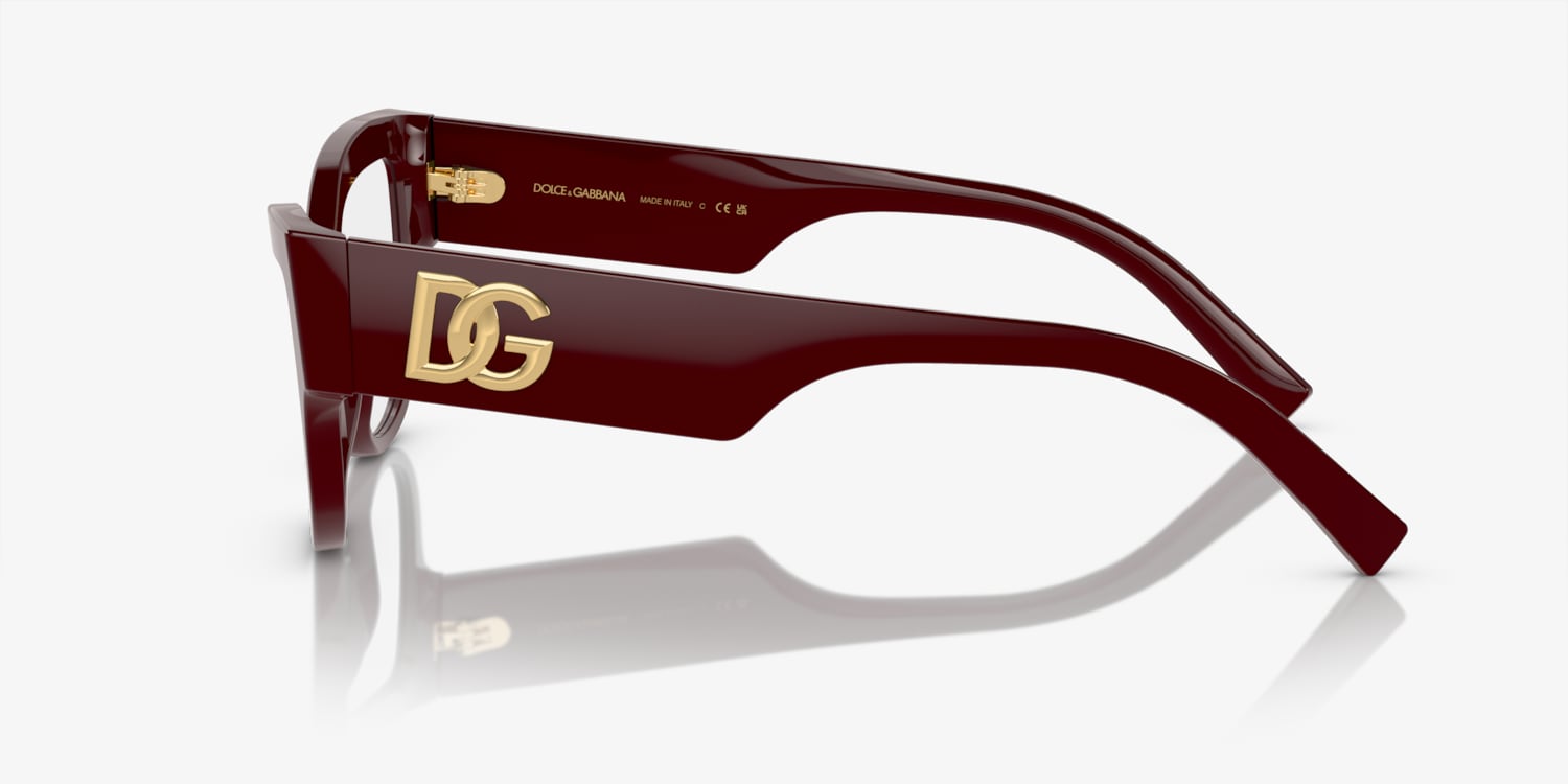 【関税&送料込】Dolce & Gabbana Hat With Visor Dolce & Gabbana DG3378 Eyeglasses | LensCrafters