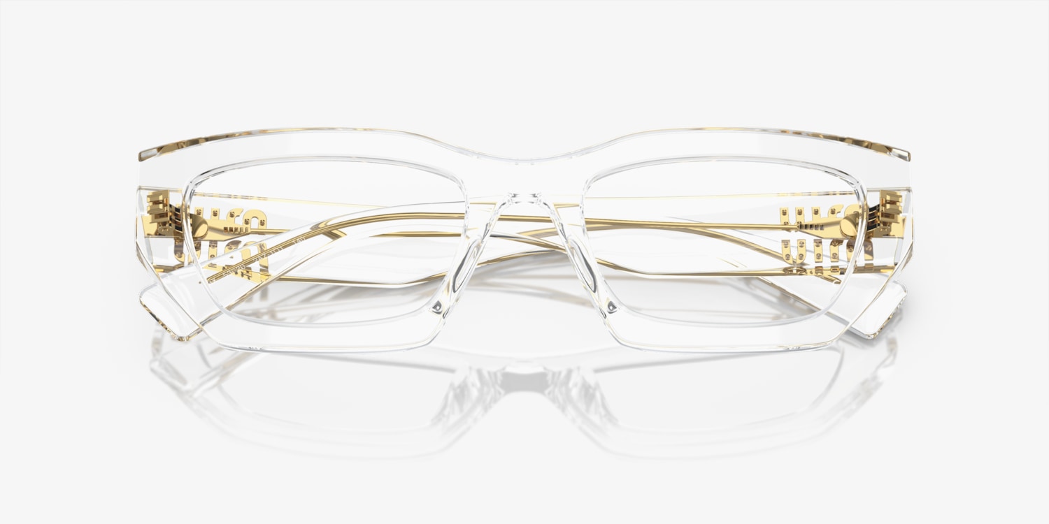 メガネ MiuMiu Miu Miu - 03XV VISTA - 15Q1O1 (03XV VISTA 15Q1O1) Miu Miu MU 03XV Eyeglasses | LensCrafters