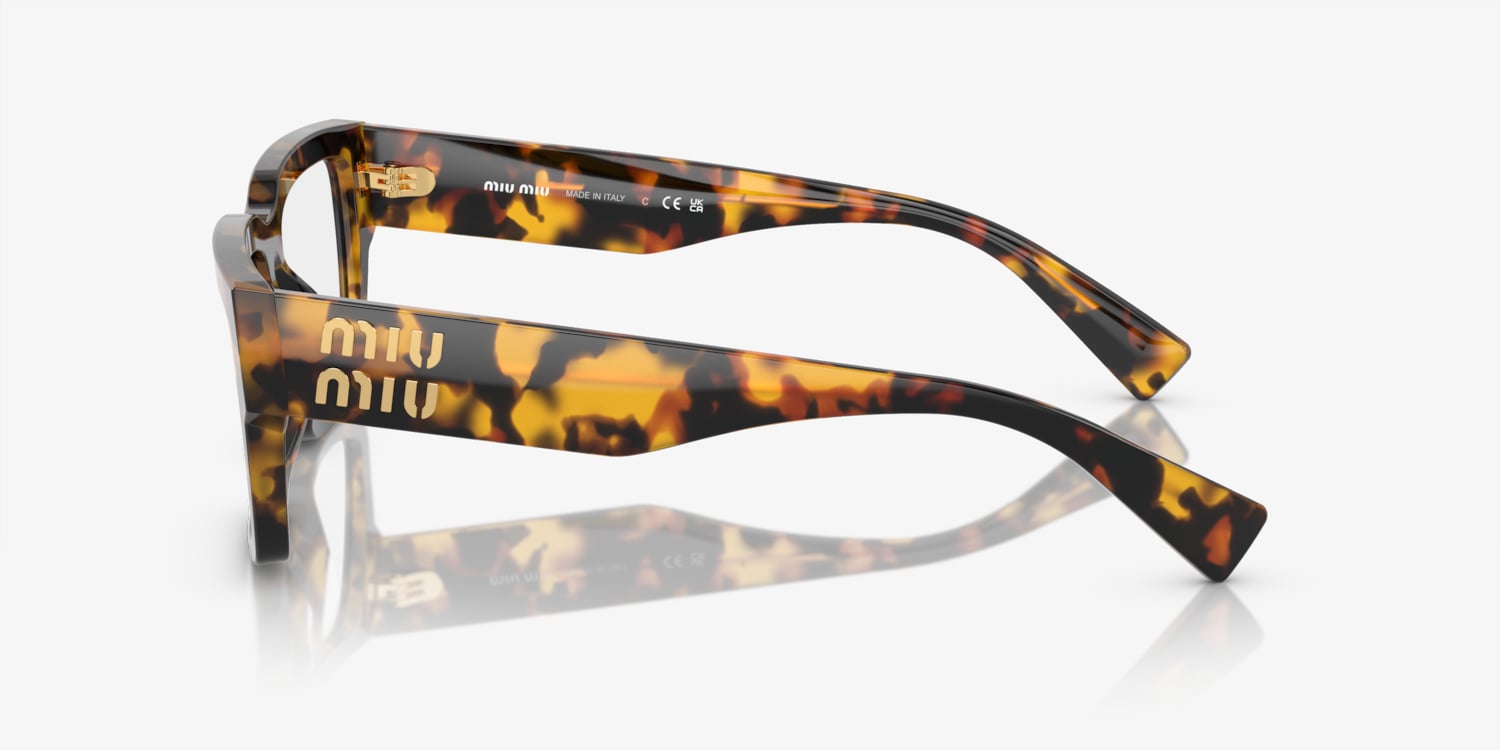 ★MiuMiu★ Plexiglass Hairband Gold Honey Tortoise Shell 5IH Miu Miu MU 02XV Eyeglasses | LensCrafters
