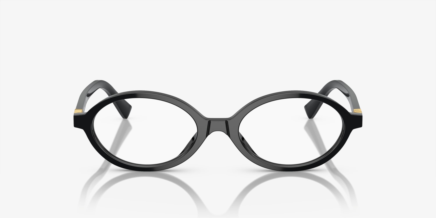 【送料&関税込】Miu Miu 0mu 01xv Miu Regard 1ab1o1 Black Gla Miu Miu MU 01XV Eyeglasses | LensCrafters