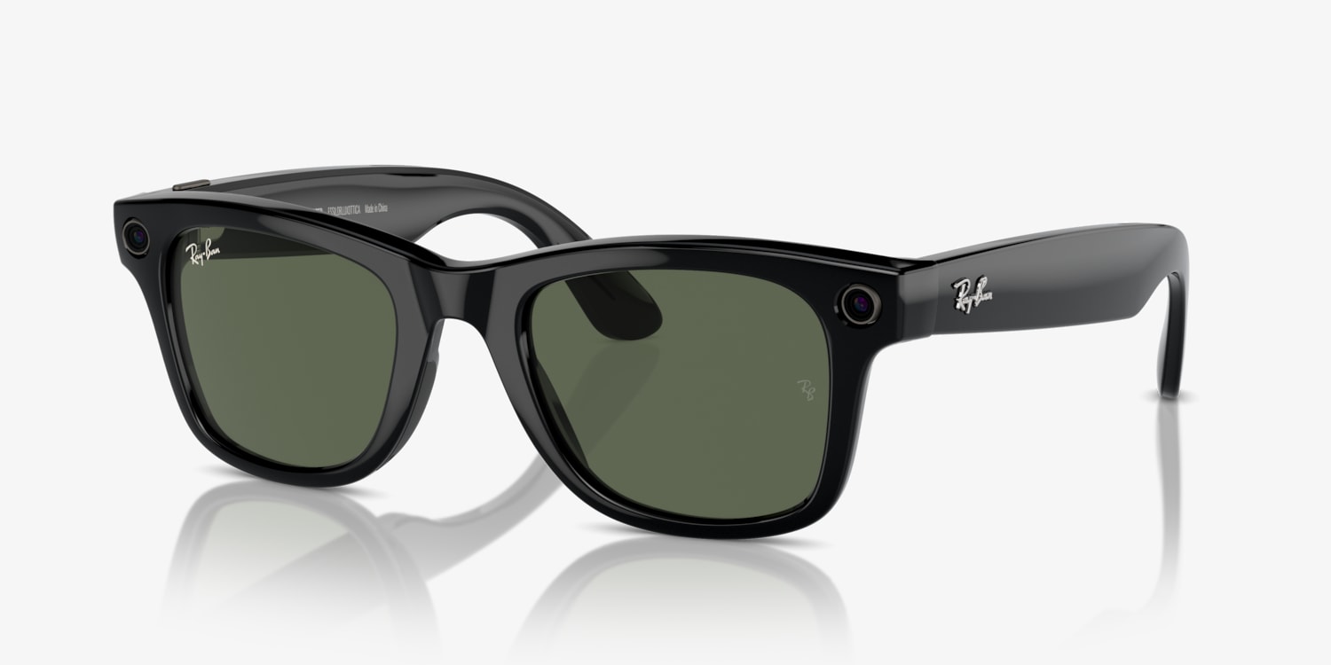 Ray-Ban Meta Black Sunglasses RW4006 Wayfarer