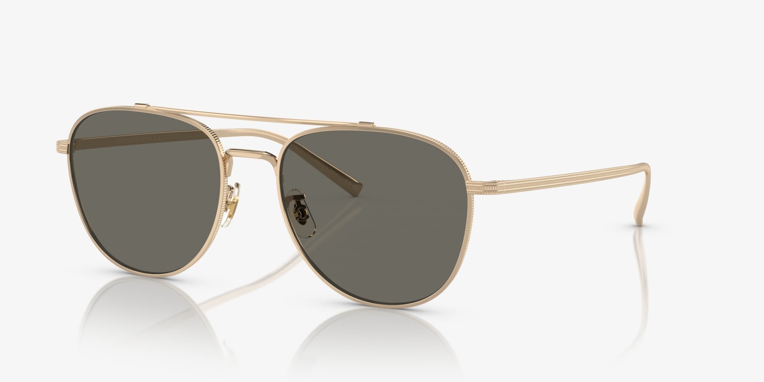 【Oliver Peoples】OV1335ST リベッティ アビエーターサングラス Oliver Peoples OV1335ST Rivetti Sunglasses | LensCrafters