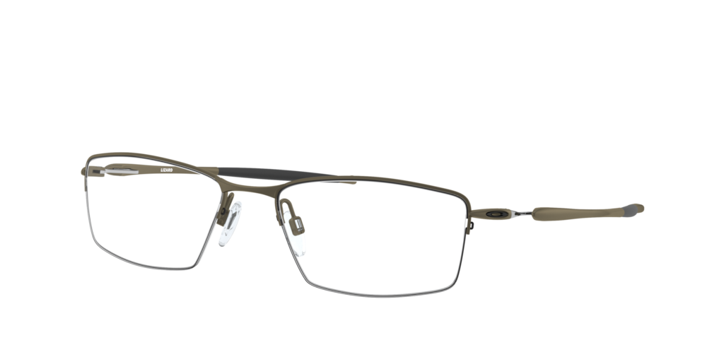 OX5113 LIZARD Shop Oakley Silver/Gunmetal/Grey Rectangle Eyeglasses at