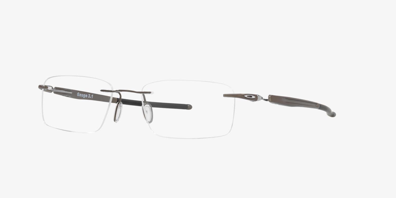 Black Rectangle Rimless Eyeglasses (OX511551150253|53) | lupon.gov.ph