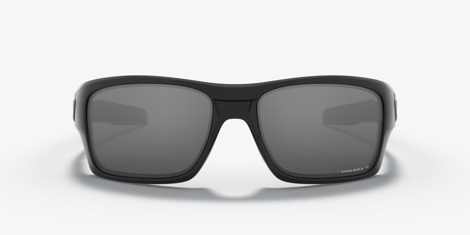 Oakley Turbine Polarized Sunglasses - Polished Black/Prizm Black