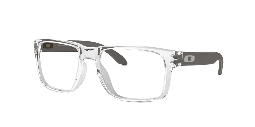OX8156 HOLBROOK RX: Shop Oakley Clear/White Square Eyeglasses at ...