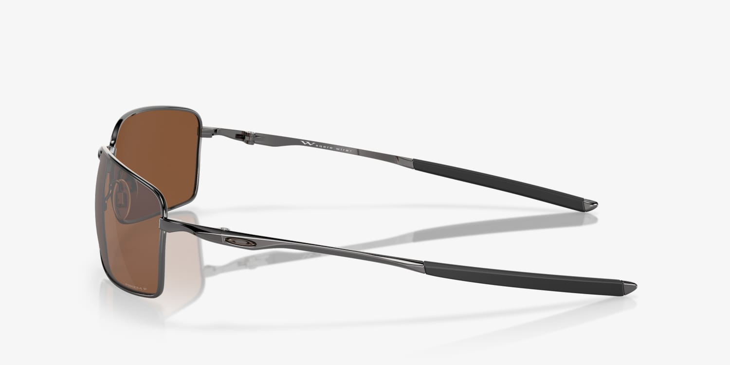 Square wire shop frame sunglasses