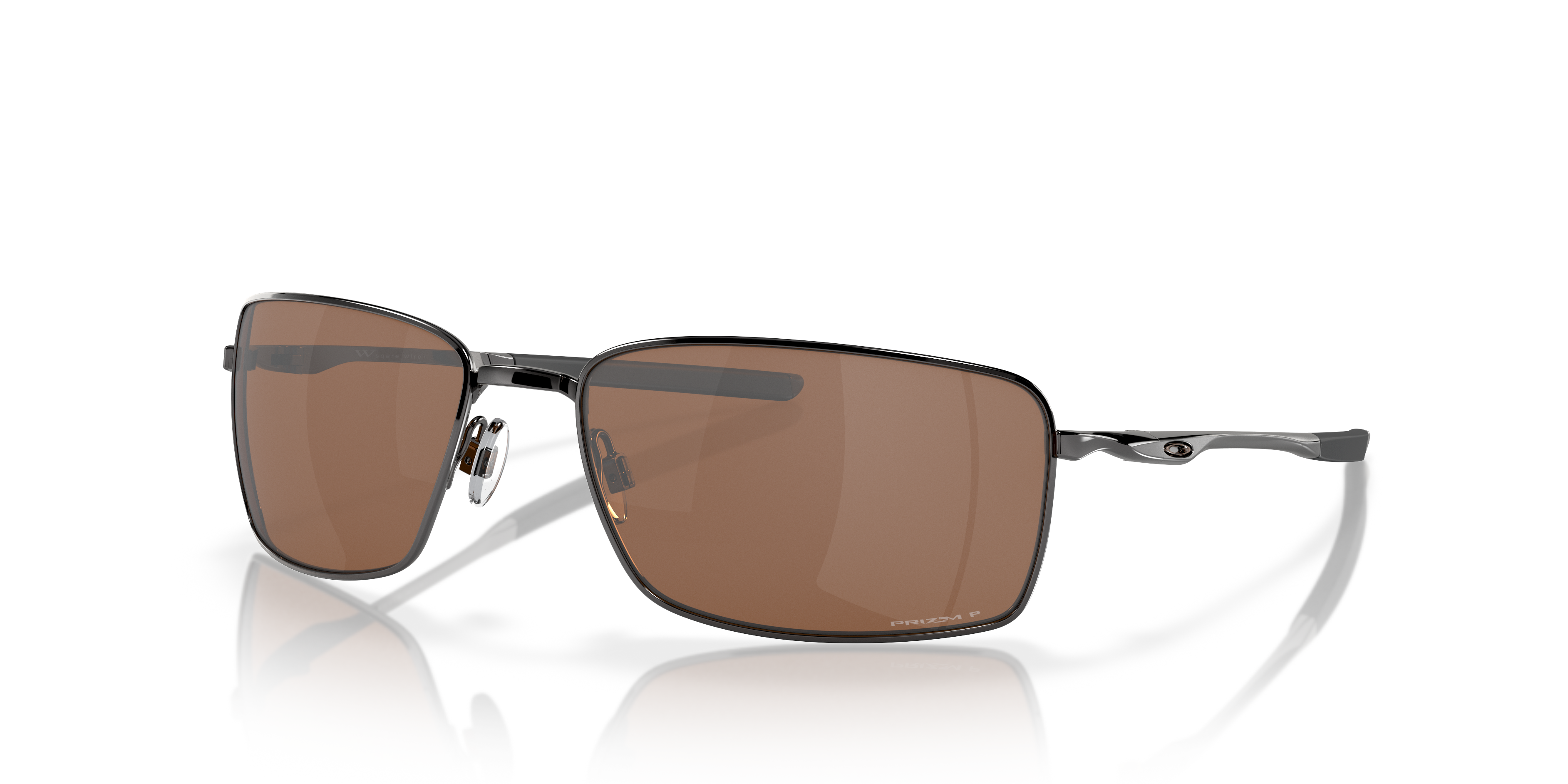 Buyr.com | Sports Sunglasses | Oakley Men's OO4141 Whisker Oval Sunglasses,  Tungsten/Prizm Tungsten Polarized, 60 mm