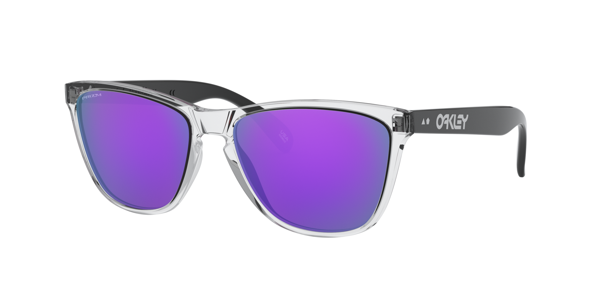 Oakley Frogskins 35th Sunglasses Polished Clear / Prizm Violet