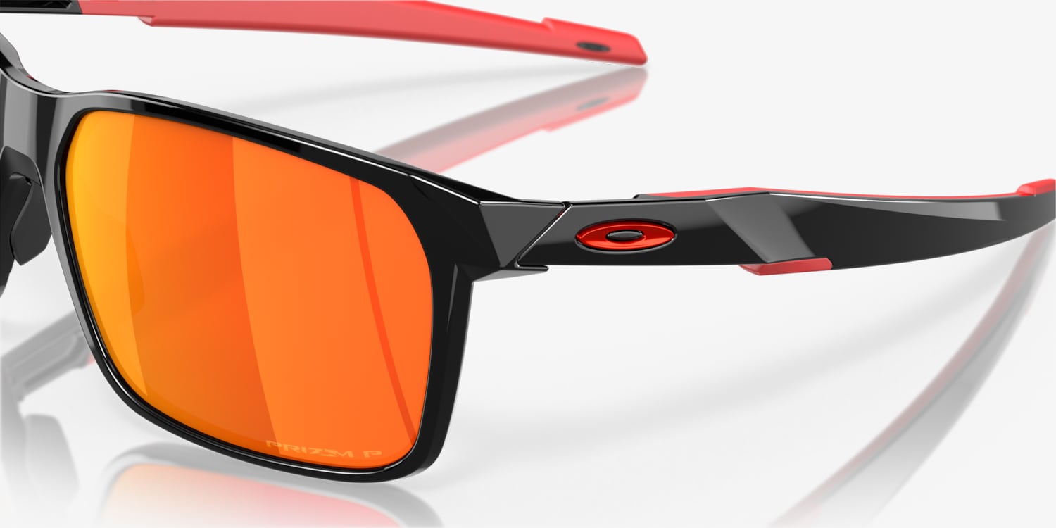 Orange and black oakley sunglasses sale