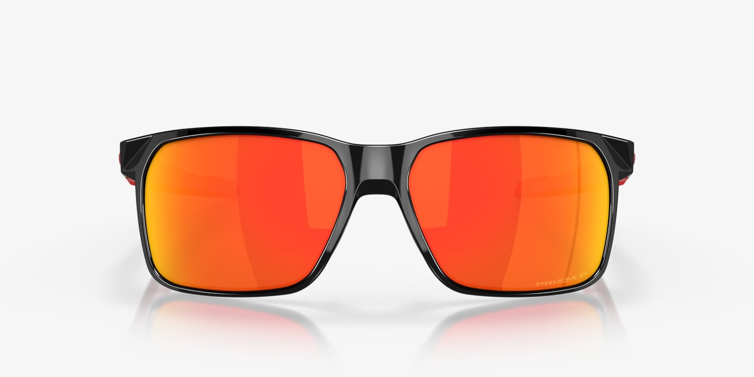 Oakley Portal x Prizm Ruby Polarized Sunglasses - Polished Black