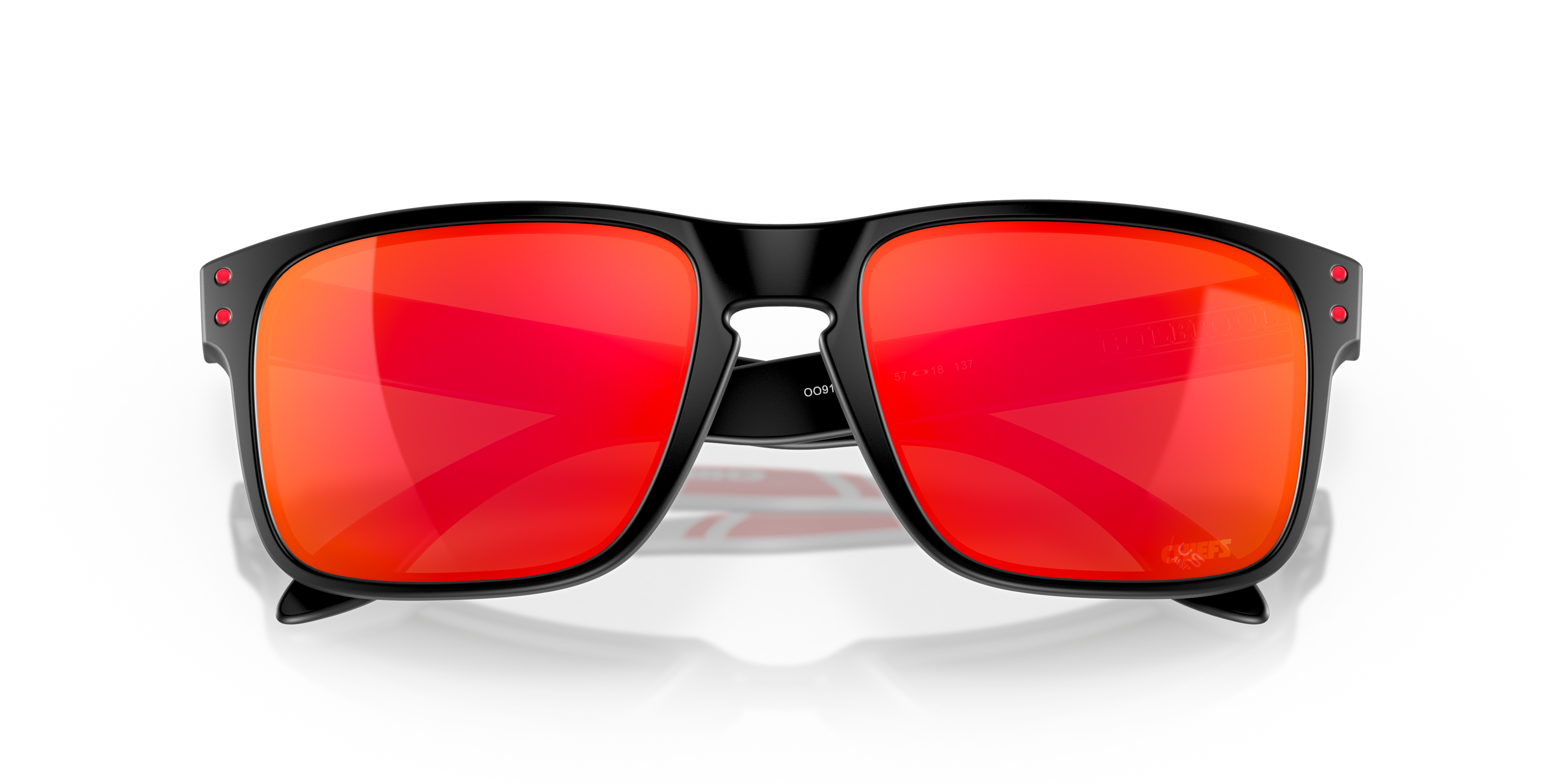 Metallic Fire Ruby Red Polarized Replacement lenses for Oakley Half Wire  2.0 | Sublime Optics