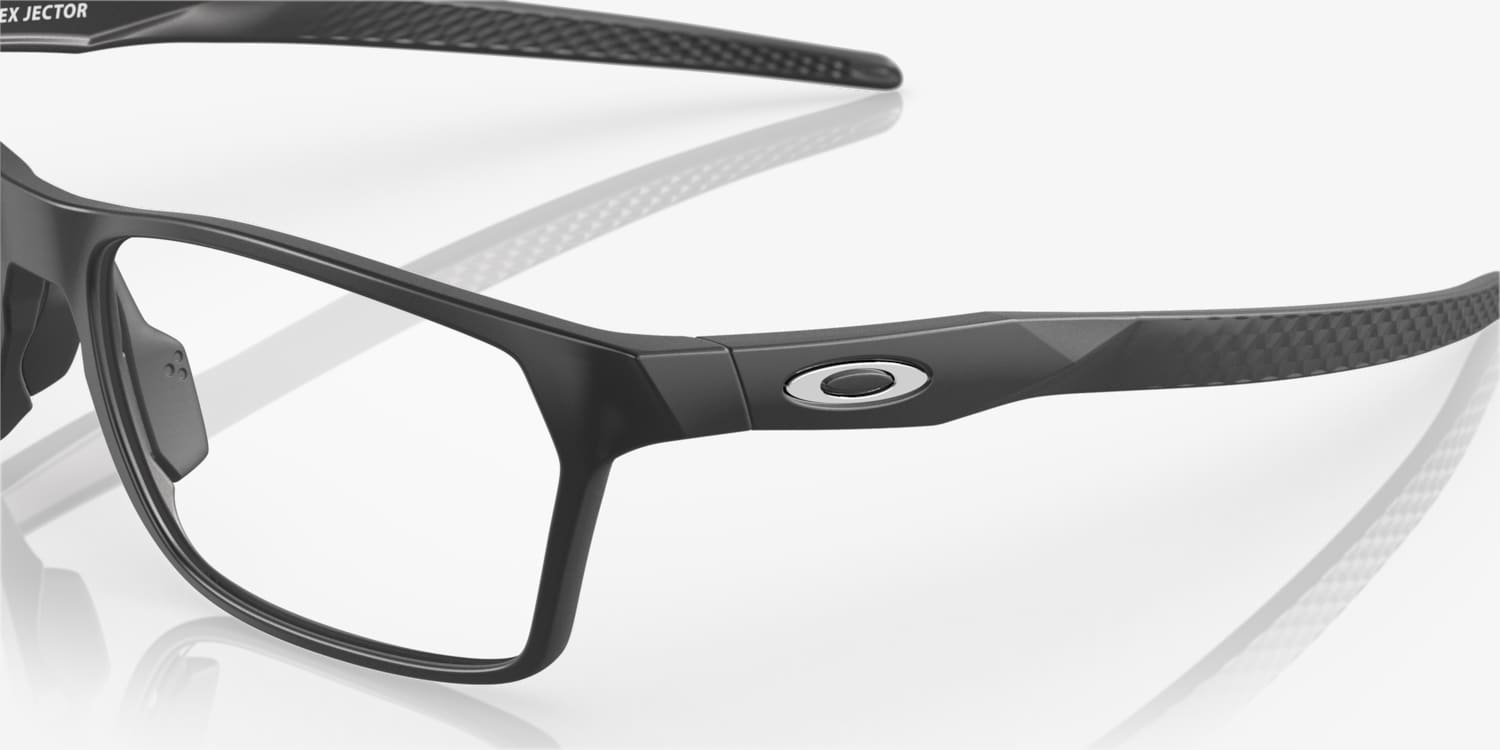 Oakley satin hot sale black glasses