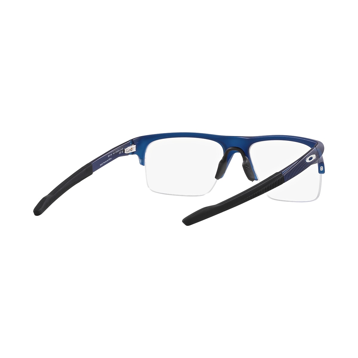 Oakley Matte Translucent Blue Eyeglasses | Glasses.com® | Free 