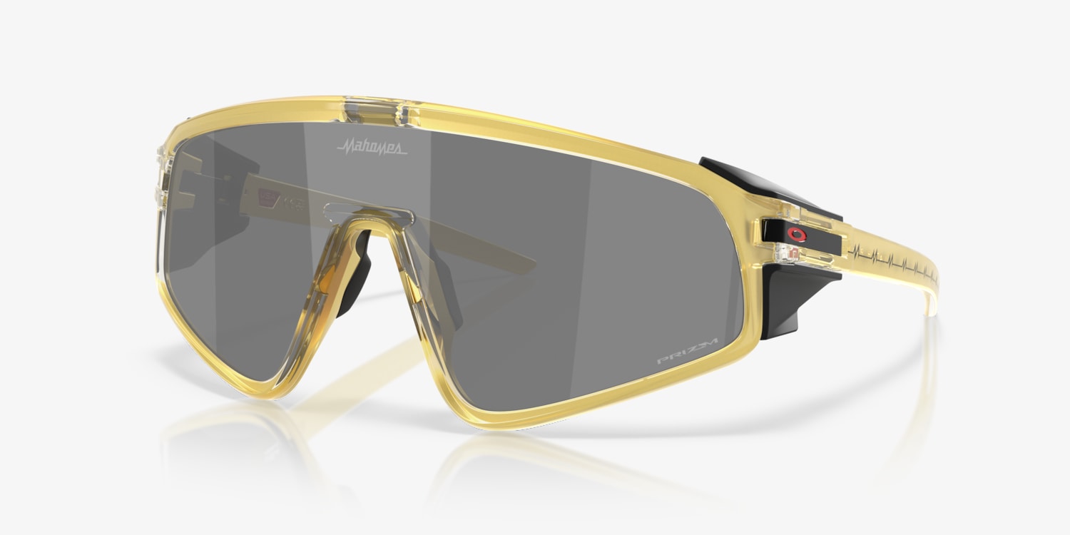 Oakley Latch Panel Sunglasses 940414 Gold Grass