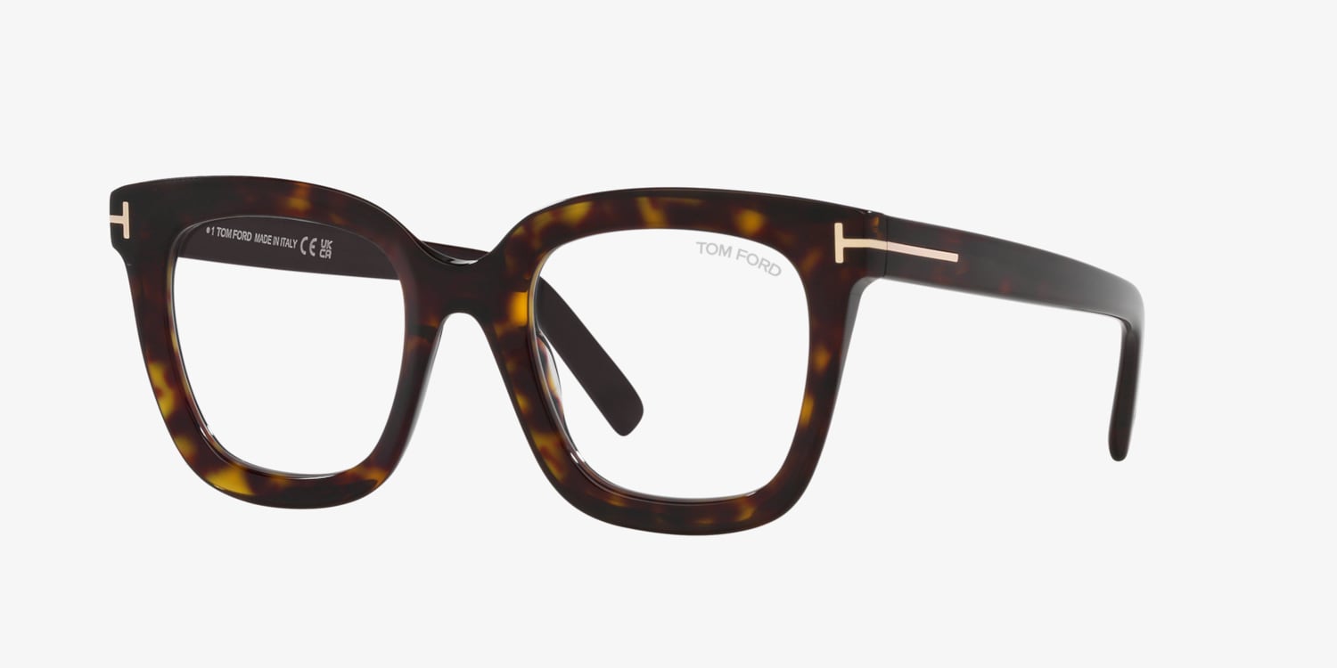 メガネ TOM FORD FW25 Tom Ford - FT5880-B - 053 (FT5880-B 053) Tom Ford TF5880-B 053 Eyeglasses Women's Transparent Brown