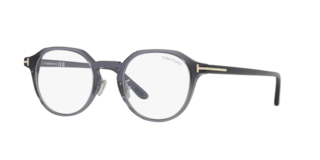 TOMFORD スクエアフレムサンクラス FT10390 5905D BLUE BLOCK SQUARE OPTICALS WITH CLIP ON SUNGLASSES | Tom