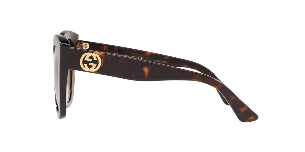 GG0327S 52 Shop Gucci Tortoise Cat Eye Sunglasses at LensCrafters