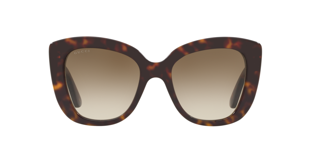 GG0327S 52 Shop Gucci Tortoise Cat Eye Sunglasses at LensCrafters