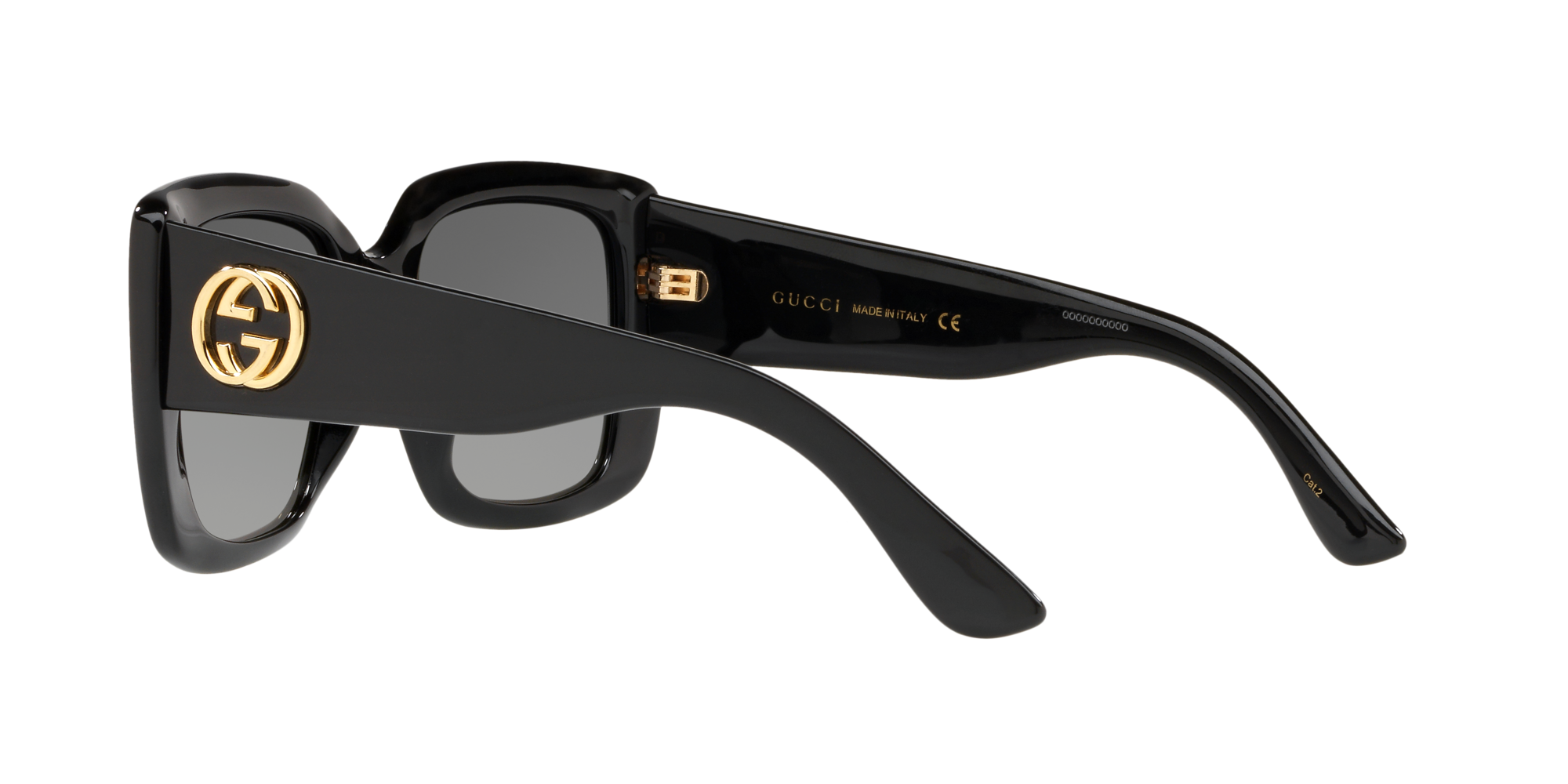 Gucci GG1108S Black Thick Aviator Oversized Sunglasses – Designer Daydream